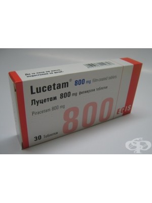 LUCETAM 800 mg. 30 tablets